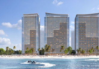 Tháp căn hộ Sun Centro Town lấy cảm hứng từ đảo nổi trên vịnh Hạ Long