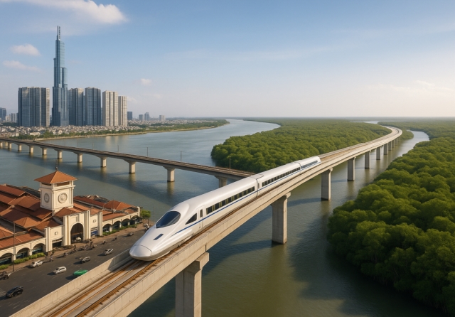 Tuyến đường sắt tốc độ cao Bến Thành – Cần Giờ do VinSpeed đề xuất sẽ khởi công trong 10 ngày nữa: Một tốc độ “kỷ lục” hiếm thấy